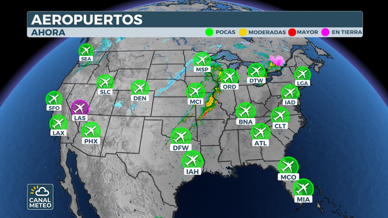 Demoras en aeropuertos