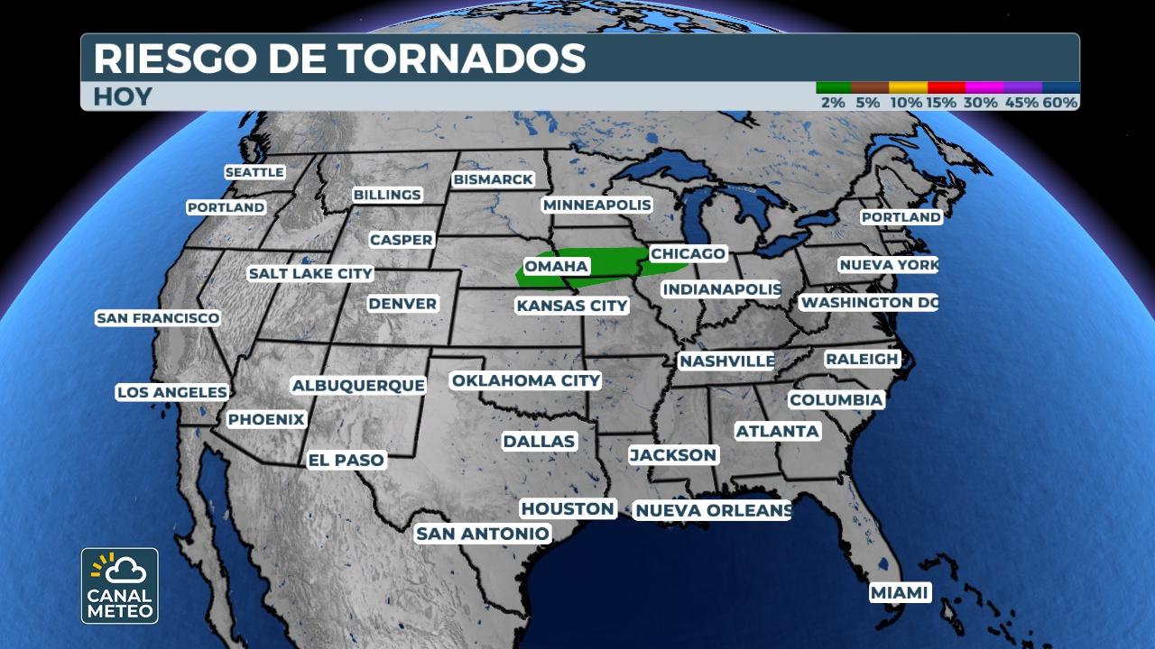 Riesgo de tornados