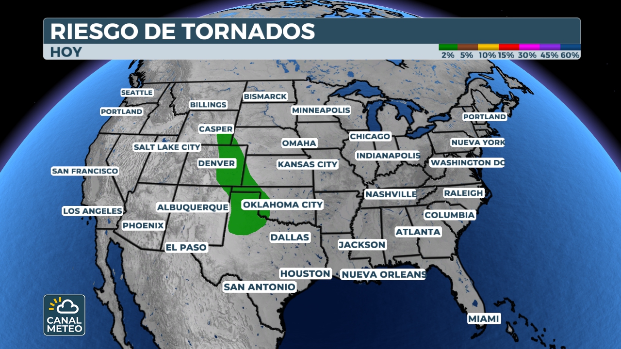 Riesgo de tornados
