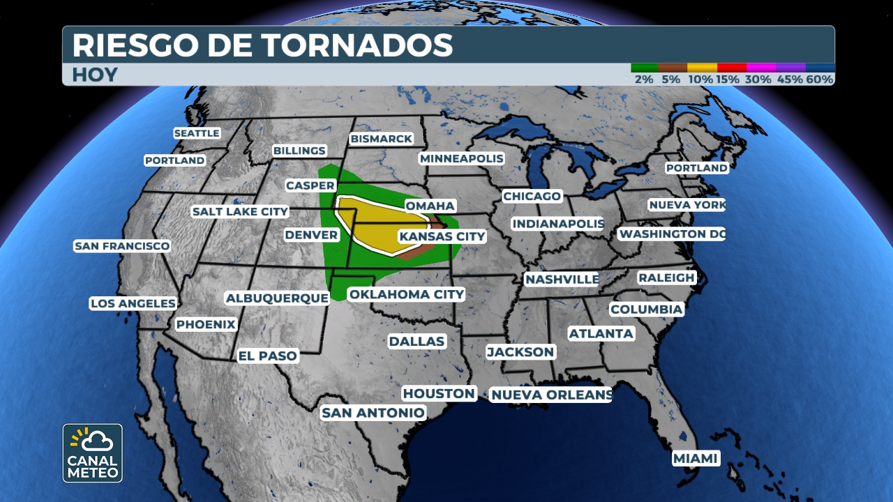 Riesgo de tornados