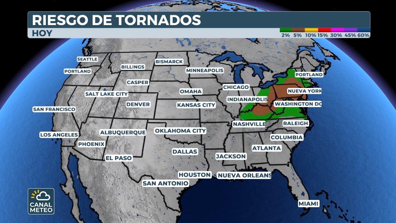 Riesgo de tornados