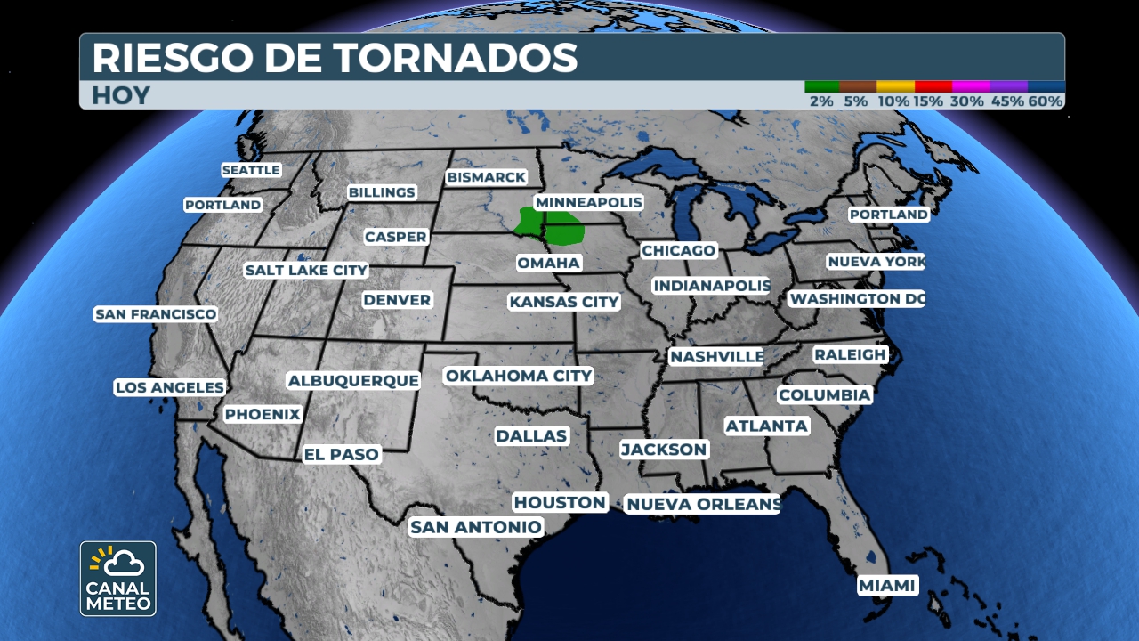 Riesgo de tornados