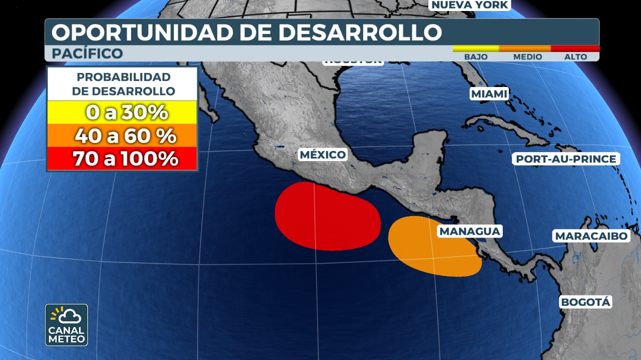 Pronóstico tropical Pacífico