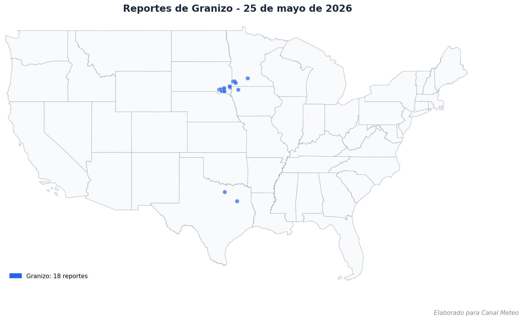 Mapa de Granizo